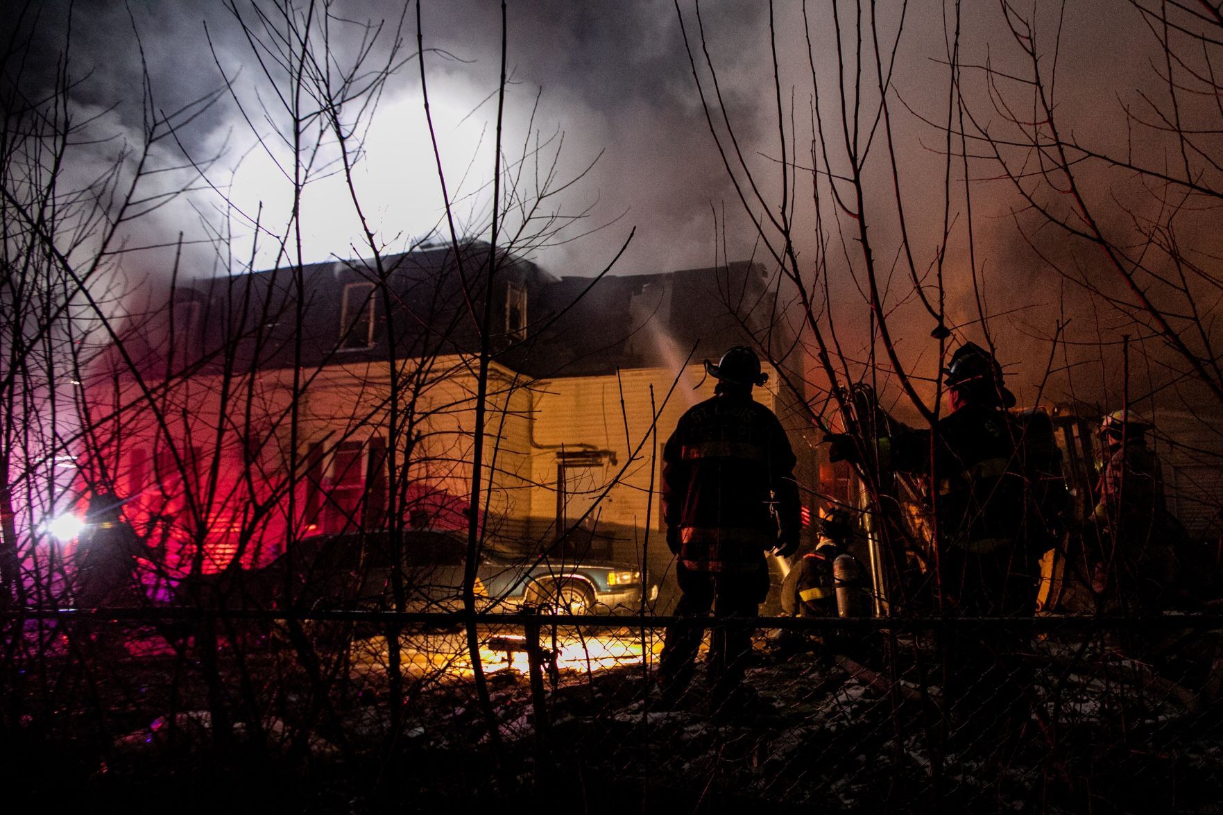 Firefighters fight house fire in Carondelet neighborhood of St. Louis